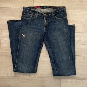 Adriano Goldschmeid AG bootcut distressed Jeans